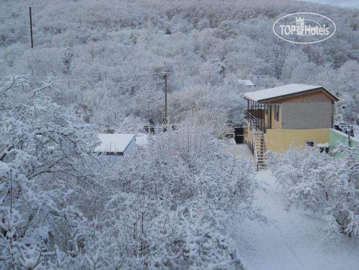 Фото Домики у горной речки